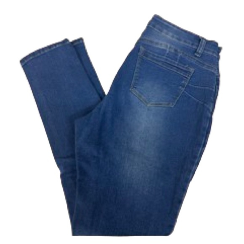 Fashion Nova Deep Blue Skinny Jeans